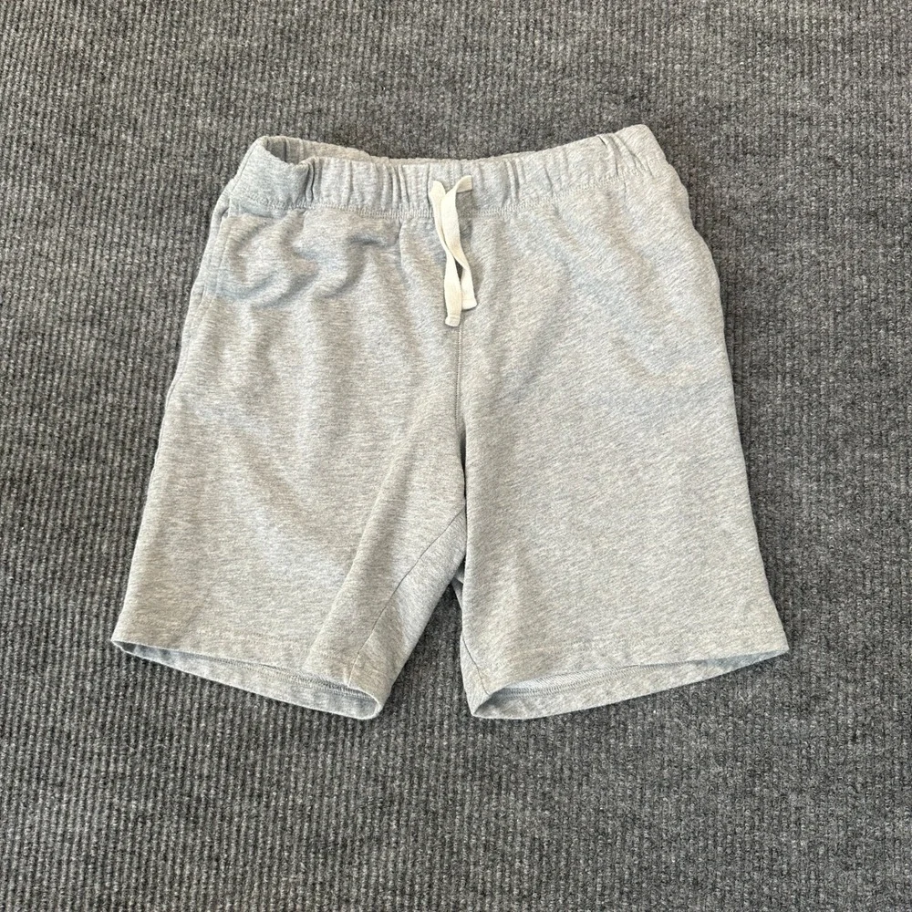 The Children's Place French Terry Shorts 14 XL Husky Grey Cotton Blend